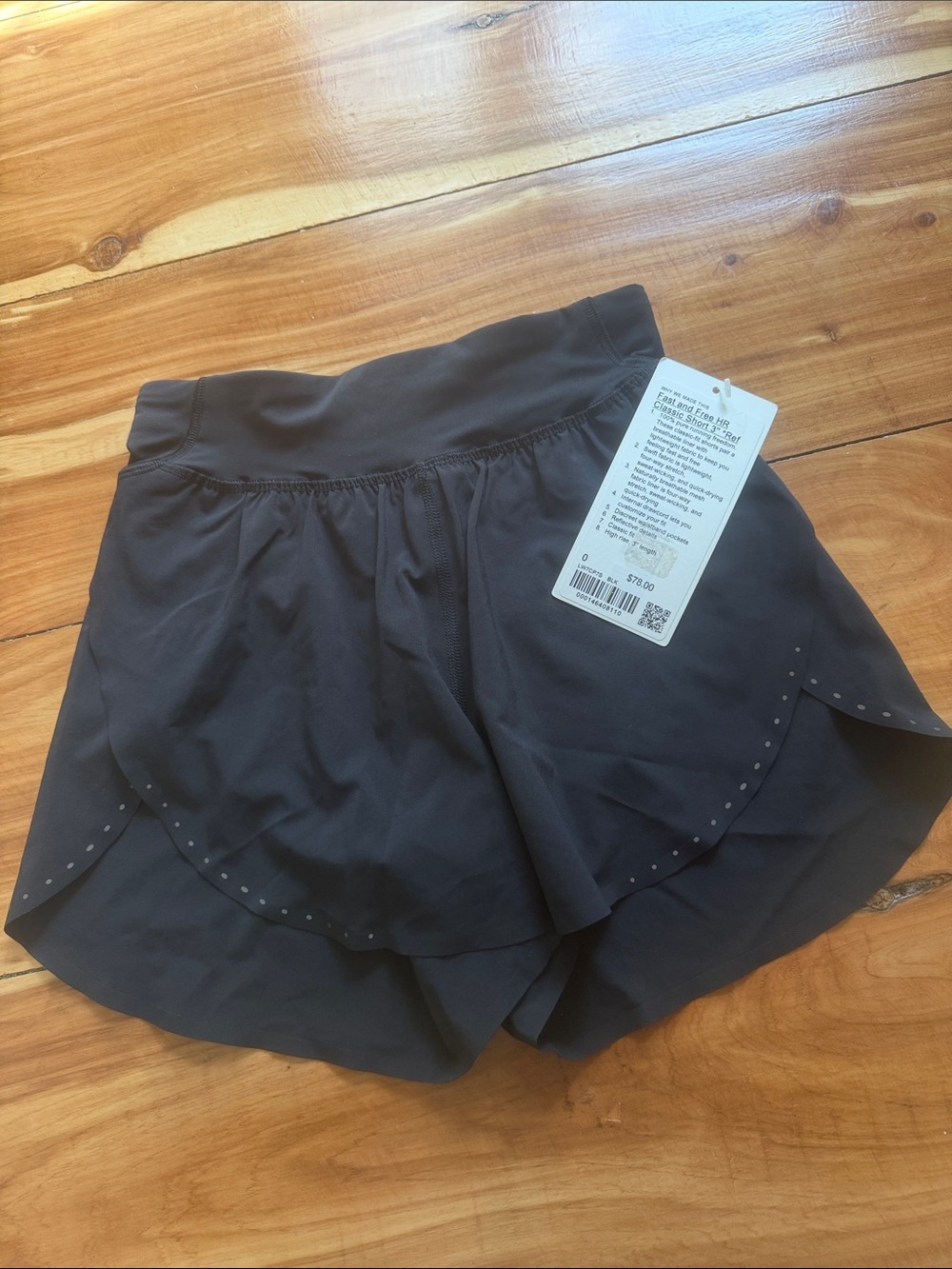 lululemon Fast and Free, Size 0, NWT 🖤🖤🖤✔️✔️✔️
